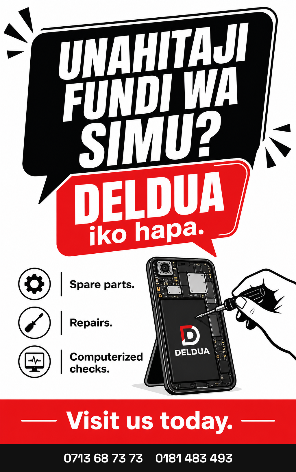 Unahitaji fundi poster