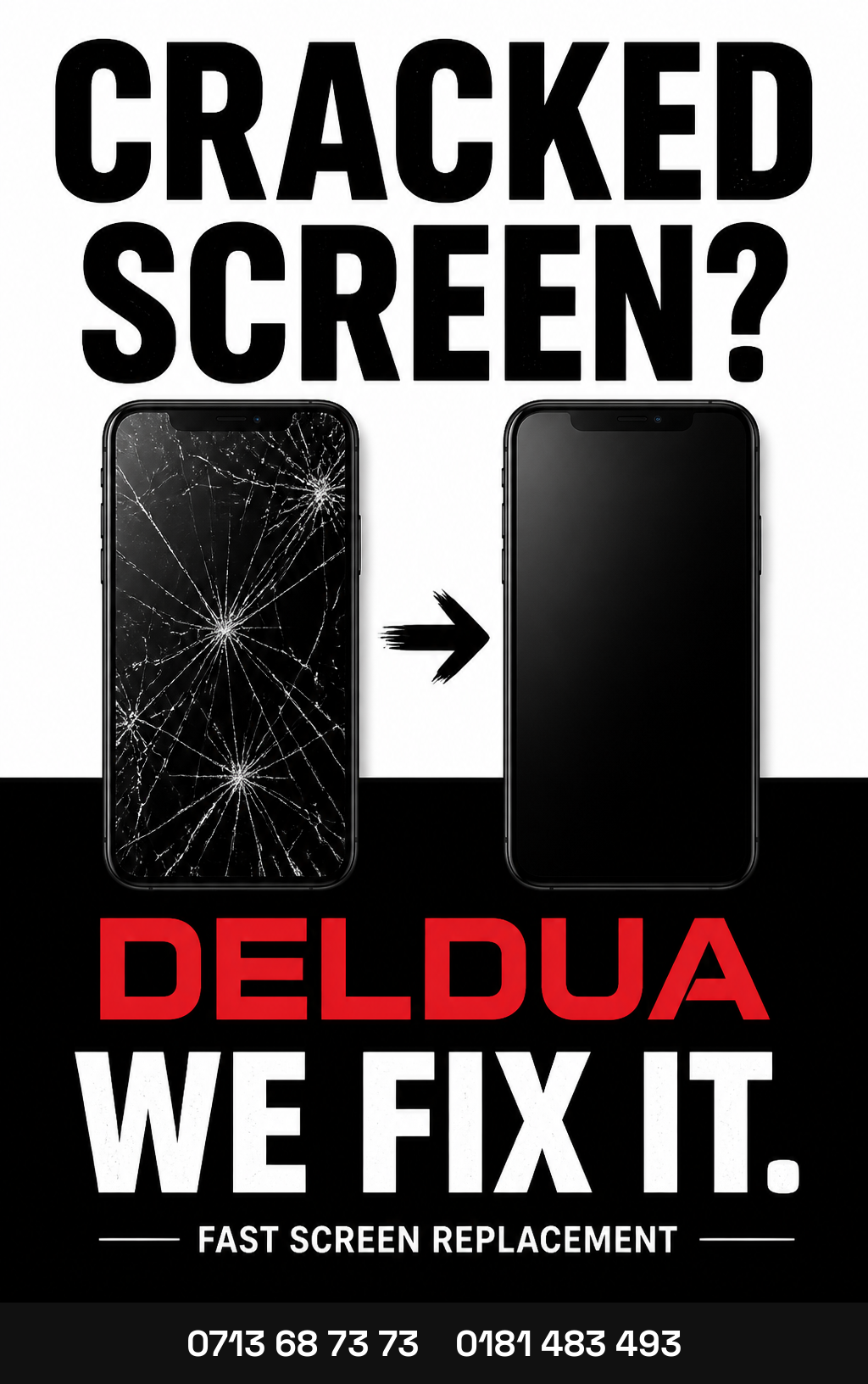 Story: Cracked screen