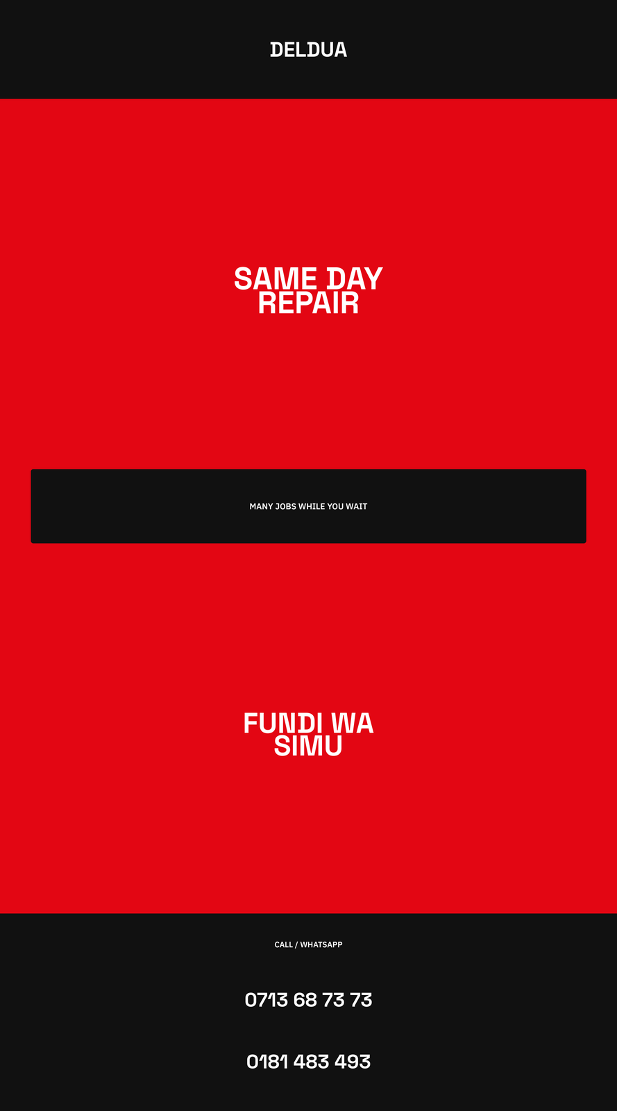 Same day banner